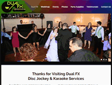 Tablet Screenshot of dualfxdjs.com